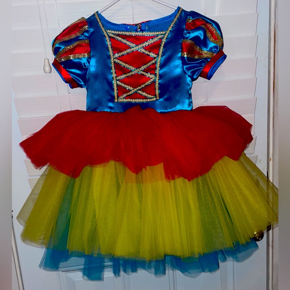 Snow White Toddler Dress Handcrafted
